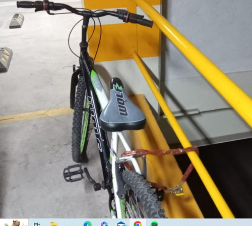 Bicicleta Wolf Montaña R24 1v Frenos V Acero Negro 18 " (Usado)