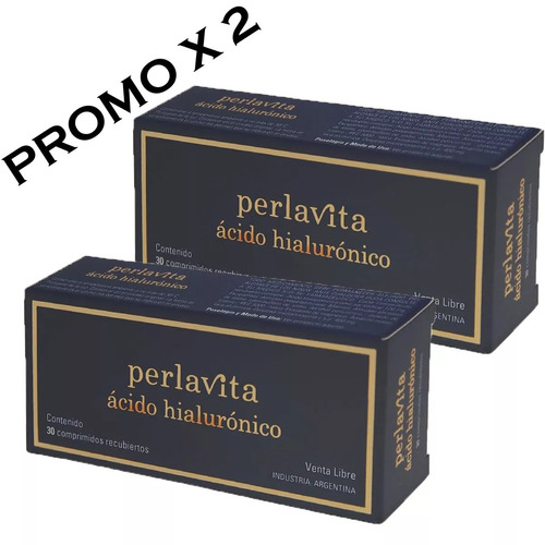 Perlavita X 30 Compr Acido Hialuronico (60 Cmpr) Promo X 2