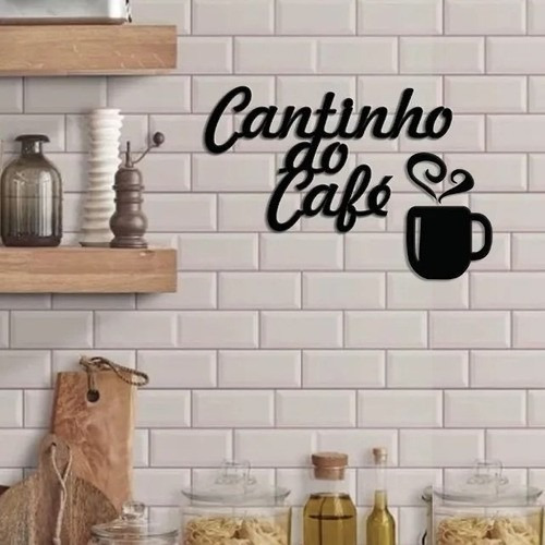 Quadro Decorativo Cantinho Do Café - Promoção