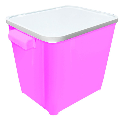 Canister Container Ração Cachorro Gato 6,0 Kg Furacão Pet Cor Rosa