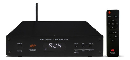 Amplificador Bluetooth Aat Bta-3 Para Som Ambiente