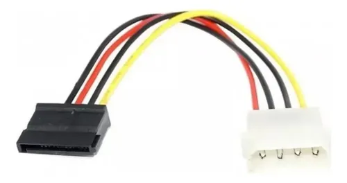 03 Cables Sata Power Adaptador De Alimentación Molex 4 Pin | Cuotas sin ...