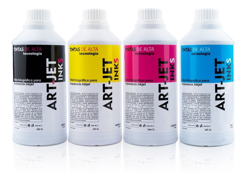 Tinta Art-jet® Comercial 4 Litro Para Epson L380 L395 L455  