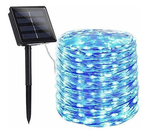 Luces Solares De La Secuencia 72 Pies 200 Led 8 Modos D...