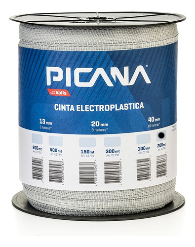 Cinta Equinos Picana De 400 Metros 13 Mm Ancho