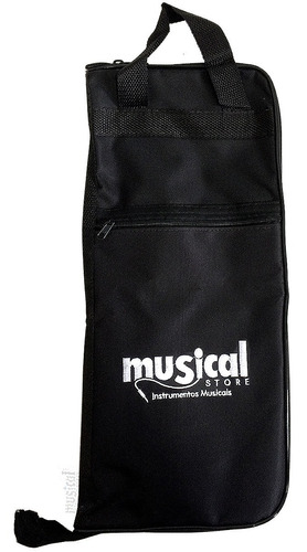 Bag Capa Para Baquetas Musical Store Preta Promoção!