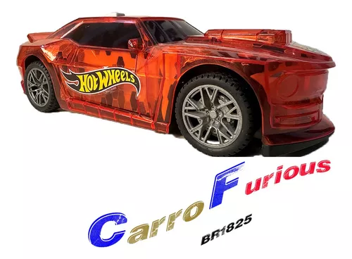 Hot Wheels Carros Furious Vermelho com Luz e Som Multikids - BR1825 -  lojamultikids