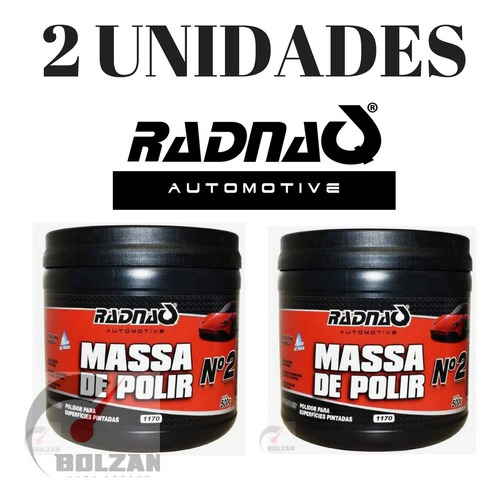 Kit 2 Massas De Polir N2 500g Polimento E Alto Brilho Barato