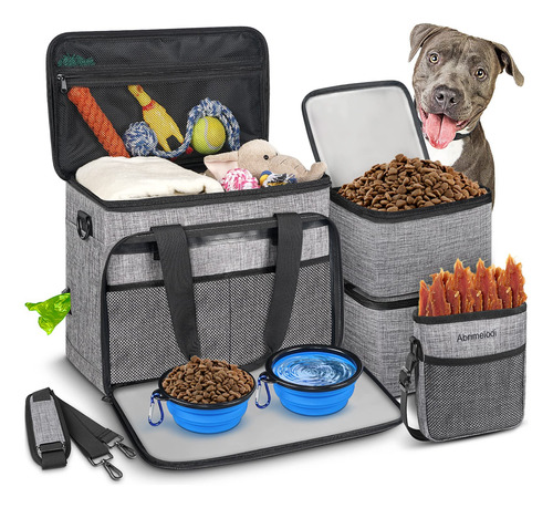 Juego De 6 Bolsas De Viaje Para Perros, Kit De Viaje Grande