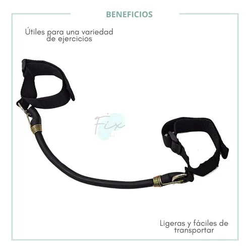 Banda Elastica Con Tobilleras Gym Funcional Abductores Mir