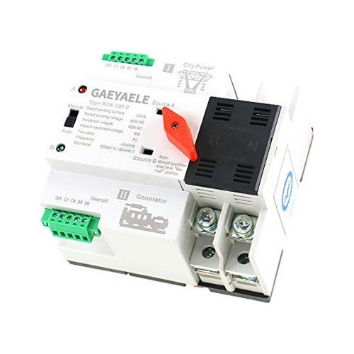 Switch Ats Transferencia Automatica Monofasico 63a 2 Fases