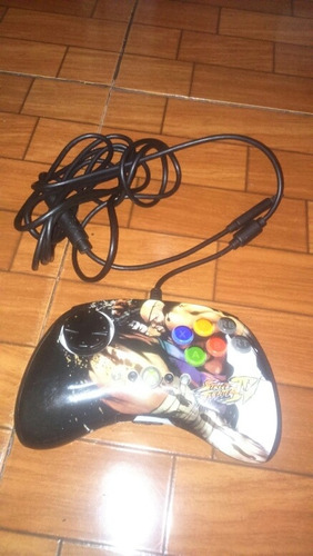 Control Xbox360 Alambrico Edición Especial Street Fighter Iv