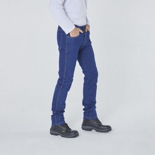 Imagen 4 de 8 de Pantalón Jean Pampero Elastizado Slim Fit - Talle 38 Al 60
