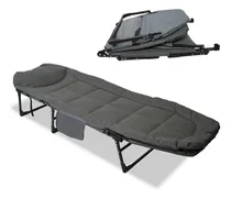 Comprar Catre Plegable Acolchonado Cama Para Camping Fuerte Y Comoda Color Gris