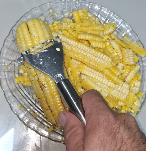 Descascador De Milho Em Aço Inox Com Cabo Ergonômico