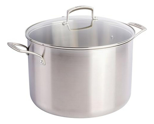 Olla De Stock De Acero Inoxidable Babish Tri-ply, 12 Cuartos