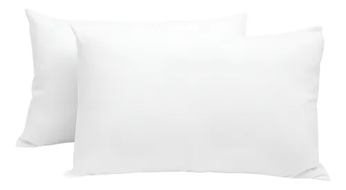 Almohadas 2 Pack Estándar Microfibra Media Blancos Azteca