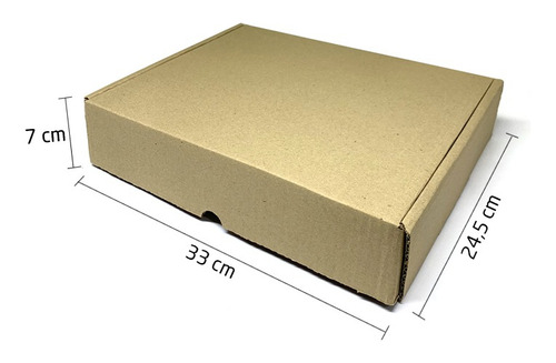 100 Caixas Papelão Sedex Correio Roupas Acessórios 7x24,5x33