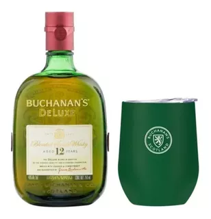 Whisky Buchanans 12 750 Ml Mas Tumbler De Acero Inox