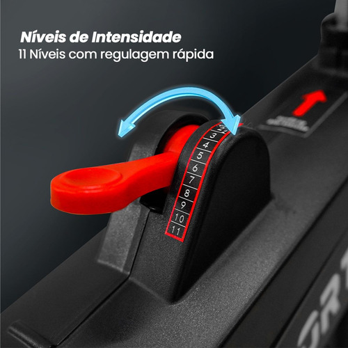 Bicicleta Ergométrica Spinning Profissional S500 11 Níveis Cor Preto