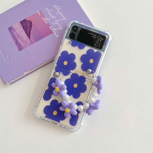 Hermosa Pulsera De Flores Para Samsung Galaxy Z Flip 3 4