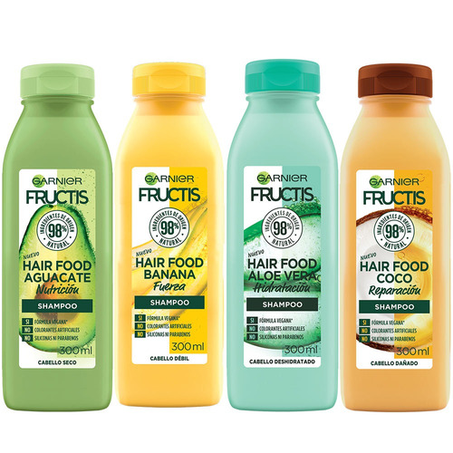 Imagen 7 de 7 de Shampoo Hair Food Banana 300ml Fructis