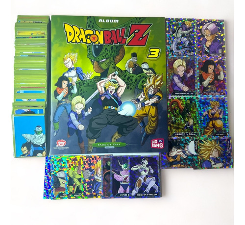 Álbum Dragonball Z3 Saga De Cell Tapanormal Completo A Pegar