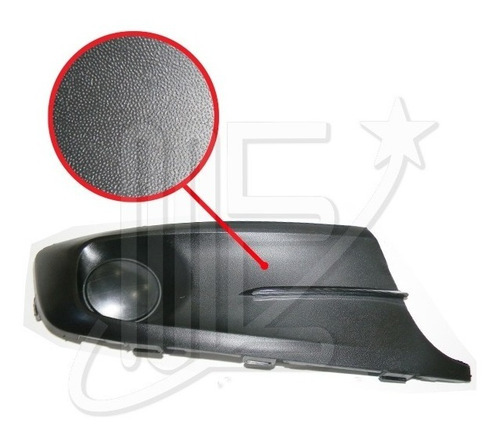 Imagen 1 de 1 de Rejilla Con Moldura Sin Faro Vw Suram 2010 Dcha