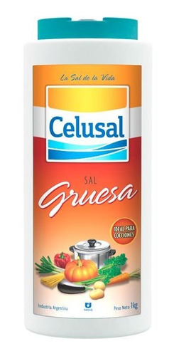 Pack X 6 Unid. Salero  Grueso 1 Kg Celusal