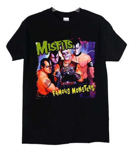 Polera Misfits Famous Monsters Punk Abominatron