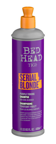 Tigi Bed Head Shampoo Serial Blonde Matizador Violeta 400 Ml