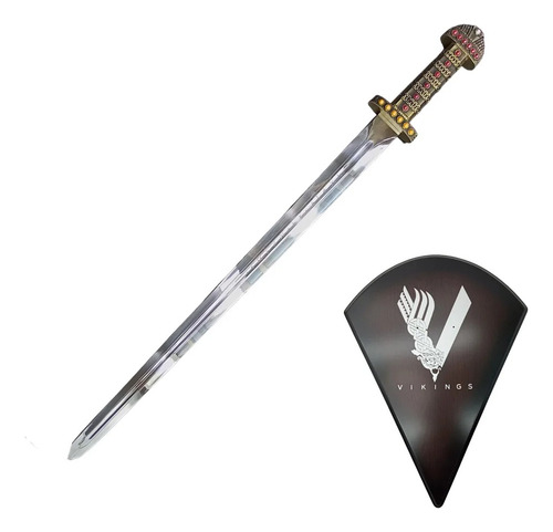 Espada Rei Ragnar Lothbrok Vikings Decoração Coleção Cosplay