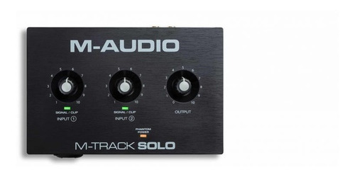 Imagem 1 de 6 de Interface De Áudio M Audio M-track Solo Usb 2 Canais 