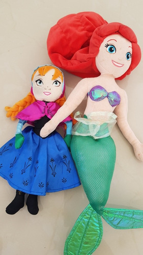 Ariel Y Ana De Peluche Disney Usadas