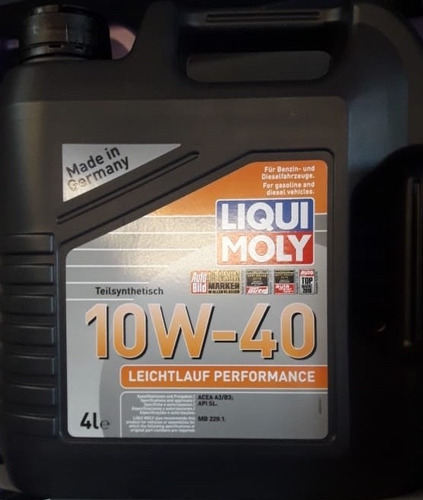 Aceite Liqui Moly Leichtlauf Performance 10w40 X4l