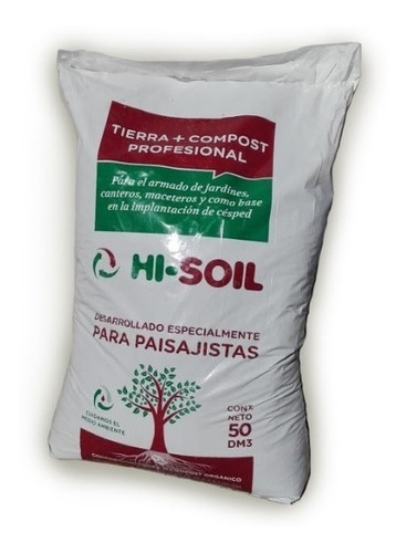 Tierra+compost 50lts Hi - Soil X 10 Unidades Plantas Felices