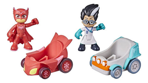 Pj Masks Owlette Vs Romeo Battle Racers - Juego De Juguete P