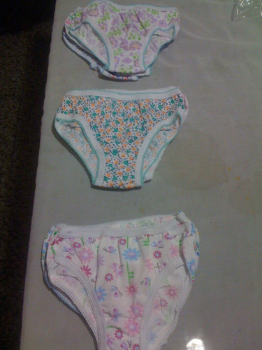 Panty De Niñas Estanpados 100 % Algodon