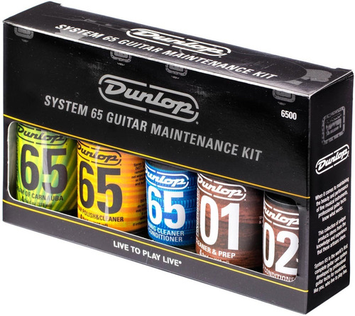 Kit Limpieza Mantenimiento Guitarra Y Bajo Dunlop System 65 