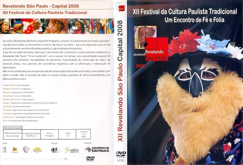 Dvd Revelando São Paulo 2008 Xii Festival Da Cultura Paulist
