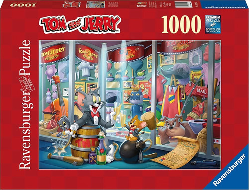 Tom Y Jerry Salón Fama Rompecabezas Ravensburger 1000 Piezas