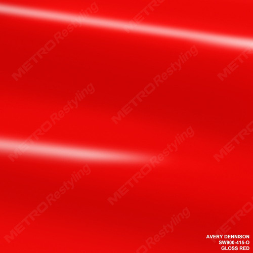 Pelicula Vinilo Suprema Para Auto Color Rojo Brillante 1 Pie