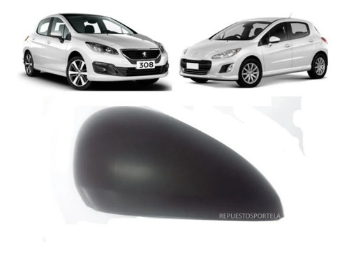 Tapa Cacha Espejo Carcaza Derecho Peugeot 308 2013 15 17 20