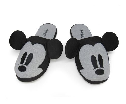 Pantufa Chinelo Mickey Mouse Sola Borracha - Disney Original