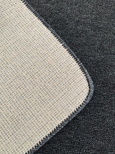 Alfombra Carpeta Negra Grafito Boucle 100x150 Kreatex