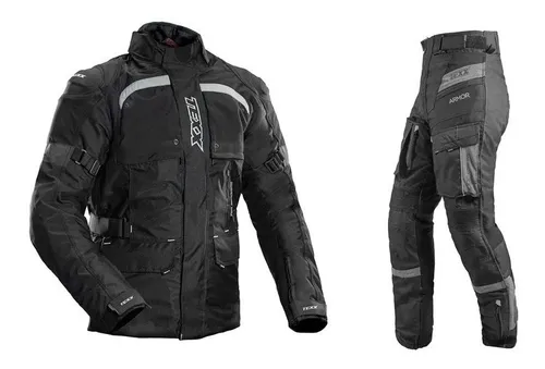 Roupa de motoqueiro com deals airbag