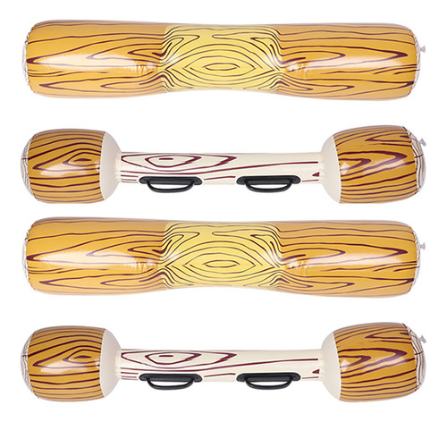 Flotador Inflable Grano De Mader Para Piscina 4 Piezas Juego