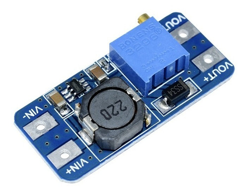 Convertidor Elevador Boost Step Up Mt3608 28v 2a Arduino