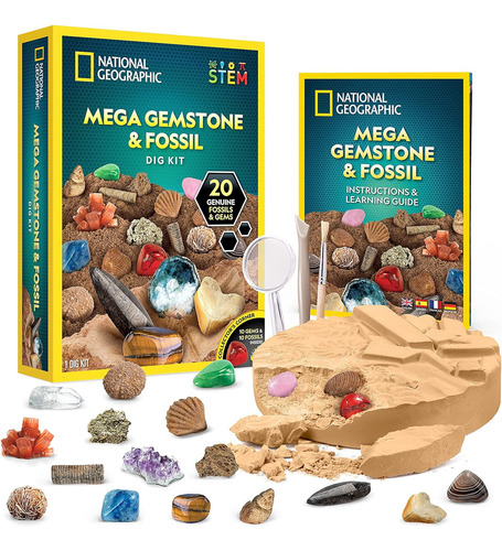 National Geographic - Kit De Excavación De Mega Fósiles Y Pi