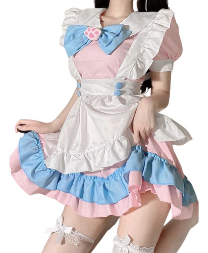 Disfraz  Maid Lolita Sirvienta Japonesa Cosplay